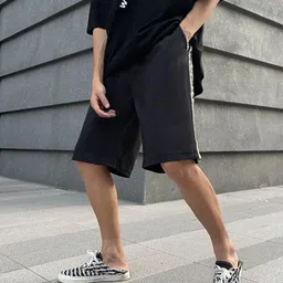 StyleCast Men Regular Fit Mid-Rise Cotton Shorts image 4