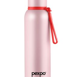 Pexpo Bravo Hot & Cold ISI Certified Flask | Stainless Steel Water Bottle - 700 ml Baby Pink Thermoflask | Office| Gym| Travelling| Home| School-picture-11