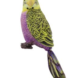 Tickles Cute Parrot Soft Stuffed Plush Bird Toy for Kids Boys & Girls Birthday Gifts (Size: Length 20 cm Color: Purple & Green)-picture-39