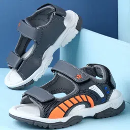 Cute Walk by Babyhug Sandals With Velcro Closure - Grey-picture-20