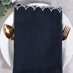 fingercraft Pack of 6 Scallop Table Napkin image 5