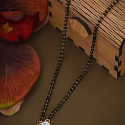 Bhumi Gold-Plated Artificial Stones Mangalsutra image 1