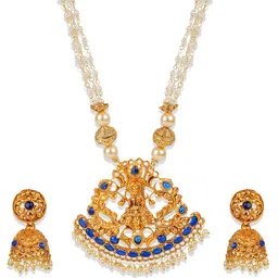 ANIKAS CREATION Women Gold-Plated Jewellery Set image 2