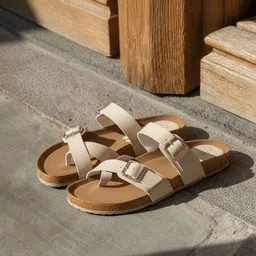 Indifeet Women One Toe Flats With Buckles image 3