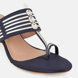 Anouk Women Open Toe Party Block Sandals image 3