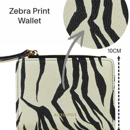Accessorize Women Animal Textured PU Two Fold Wallet image 5