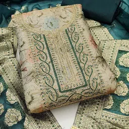 Ishin Embroidered Unstitched Dress Material-picture-36