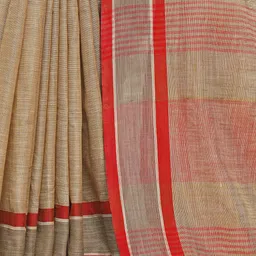 Anouk Rustic Solid Woven Design Saree image 3