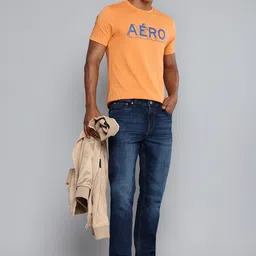 Aeropostale Men Tapered Fit Light Fade Stretchable Jeans image 4