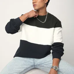 R&B Men Colourblocked Sweatshirt-picture-38