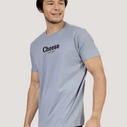 Greylongg Men Typography Printed Round Neck Cotton T-shirt image 3