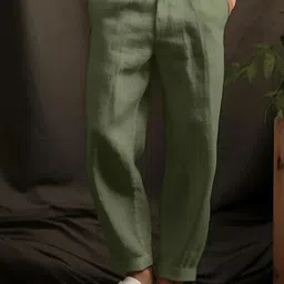 StyleCast x Revolte Men Mid-Rise Easy Wash Trousers-picture-34