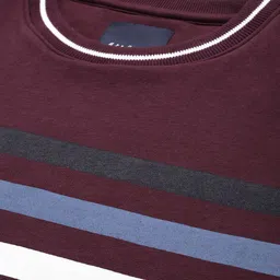 Mast & Harbour Men Striped Sweatshirt image 2