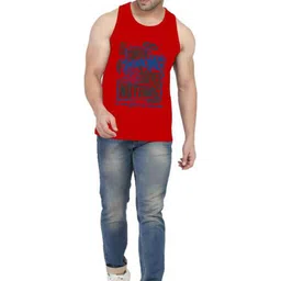 Slowloris Men Pack Of 2 Printed Combed Cotton Innerwear Vests image 5