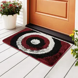 Kuber Industries Black & Grey 3 Pieces Printed Anti-Slip Bathroom Mat image 1