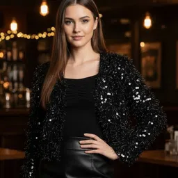 Sera Women Party Embellished Crop Shrug-picture-48