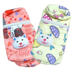 Chinmay Kids Soft Baby Feeding Bottle Cover | Zip Closure | Nursery Print (Pack of 2) - 240 ml-picture-47