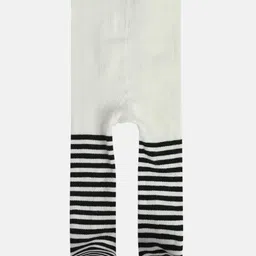 MINI KLUB Cotton Striped Stockings - White & Black-image-24