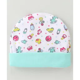 Ben Benny Cotton Knit Cap Fruit Print  Red - Diameter 11 cm image 3