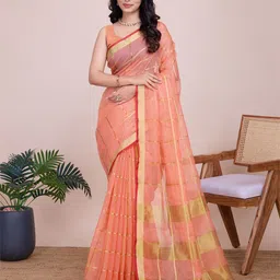 VEDANT VASTRAM Woven Design Zari Kanjeevaram Saree-picture-26