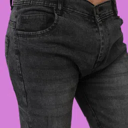 COMFITS Men Classic Low Distress Heavy Fade Stretchable Jeans image 4