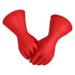 De Neers Electric Safety Gloves PPE Red 20000 V AC Test & 17000 V AC Working Potential Length 410 mm, IST-IG2-picture-25