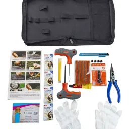 amicikart amiciAuto Universal Puncture Kit Tubeless Tyre with Premium Storage Bag for Car, Bike, SUV, & Motorcycle image 4
