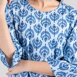 HUE & HIDE Women Printed Night suit image 3
