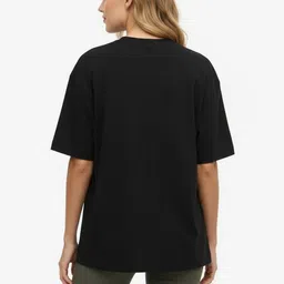 Calm Down Women Typography Printed T-shirt image 3