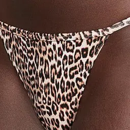 Victoria's Secret Women Animal Printed Anti Microbial V-String Thong Briefs image 3
