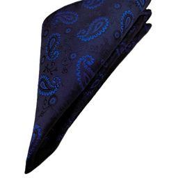 VOICI Blue Printed Pocket Squares-picture-26