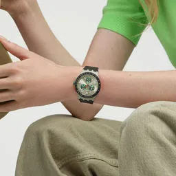 Swatch Unisex Embellished Dial & Straps Analogue Watch SUST402 image 2