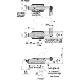 TAKIGEN Sealing Interlocking Handle Pipe Stainless Steel 3.1 Kg, FA-621/721-2 (988)-image-1