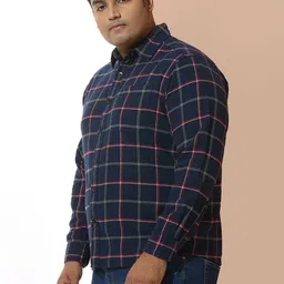 NEON CHILLIE Men Tartan Checks Checked Casual Shirt image 5
