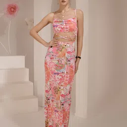 BAESD Women Floral Printed Maxi Dress-image-87