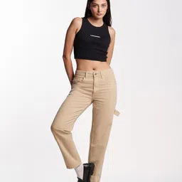 LOVEGEN Women Straight Fit Mid-Rise Jeans image 2