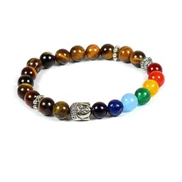 Divine souvenirs Unisex Artificial Beaded Elasticated Bracelet-picture-16