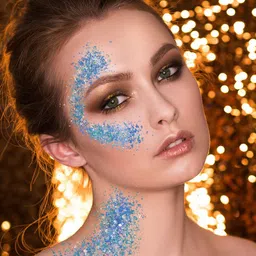 Comet Busters Set Of 3 Face Chunky Glitter Body Shimmer Eye Makeup- 5 g Each image 2