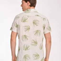 POE Men Smart Slim Fit Opaque Printed Casual Shirt image 5