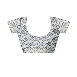 SANISA Ethnic Motifs Pure Linen Saree image 3