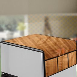 The Furnishing Tree Cream Plastic Refrigerator Cover-picture-24
