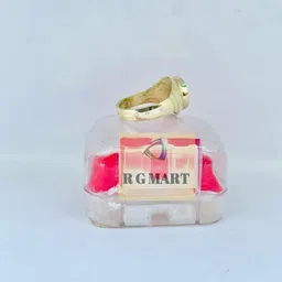 R G MART Unisex Gold-Plated Para Yantra Brass Finger Ring image 3