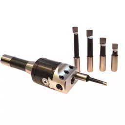 Buyohlic International 2 inch (50 mm) Boring Head Imperial Standard, R8 Shank, 7/16 inch (11.1 mm) (11.1 mm) UNF Drawbar With 5 HSS Tools, 20-BH-401-picture-34