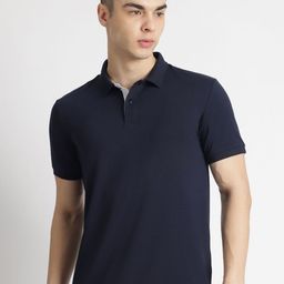 Reebok Men Solid Polo Collar Cotton T-shirt-picture-29