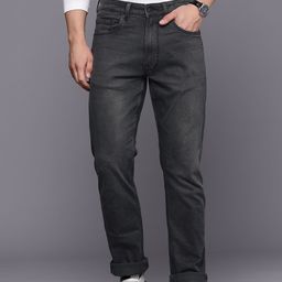 Louis Philippe Jeans Men Regular Fit Mid-Rise Light Fade Stretchable Jeans-picture-49