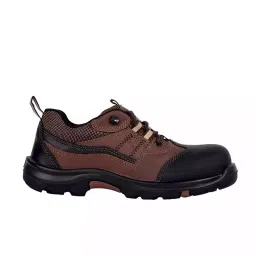Allen Cooper Composite Toe Safety Shoes Low Ankle PU Sole Size 10 UK/India Brown, AC-1431 image 1