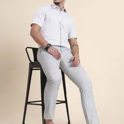 Greenfibre Men Slim Fit Trousers image 5