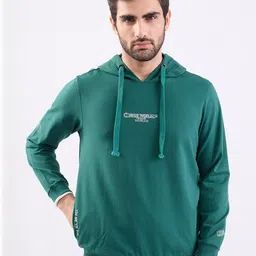 SPYKAR Men Green Cotton Pullover Sweatshirts-image-75