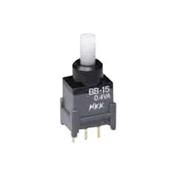 NKK SWITCHES PUSHBUTTON SWITCH, SPDT, 28V, TH, BB15AP-picture-30