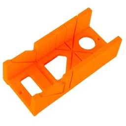 Jawsons Mitre Box for Precise and Accurate Cutting in 3 Angles 45°, 90° & 135° (without Saw), Orange-image-59